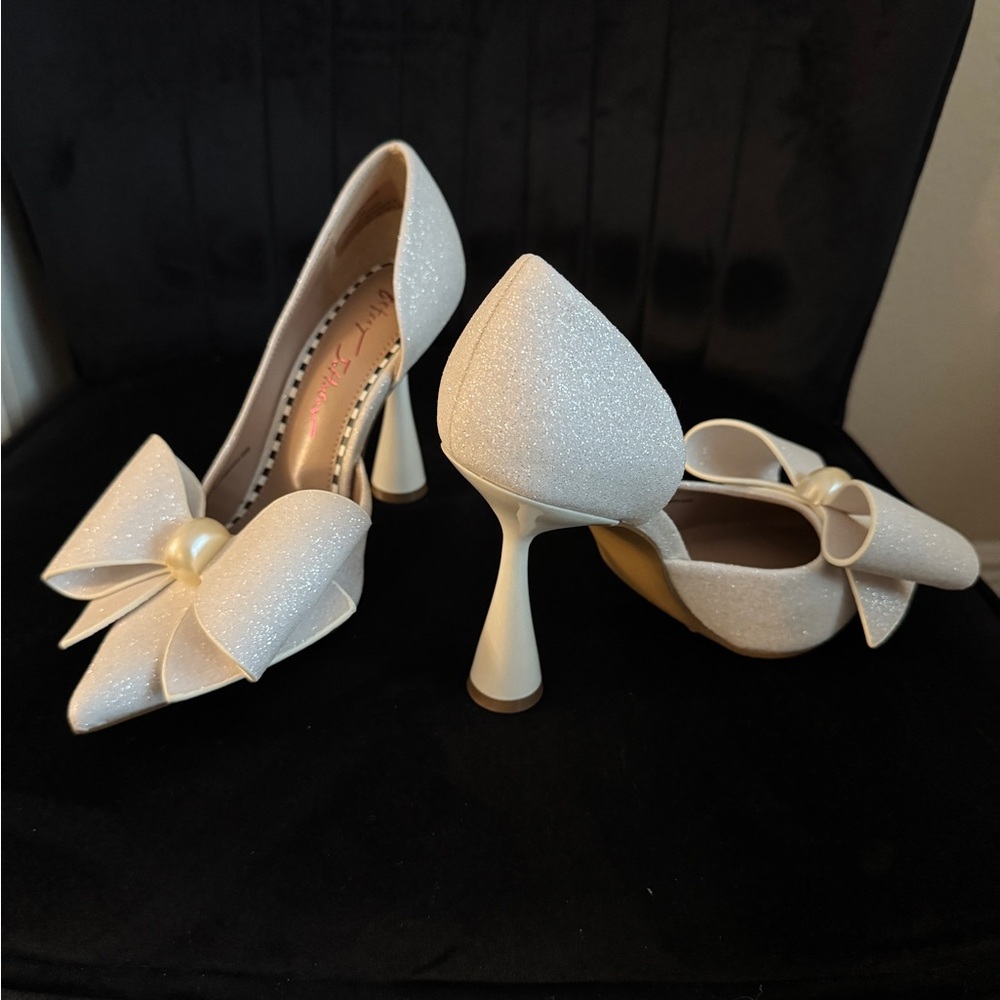 New With Box "Betsy Johnson" heels. Tried on but never worn.